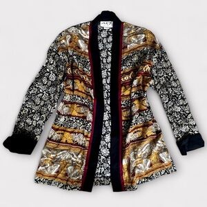 Women's Multicolor Patterned Cardigan